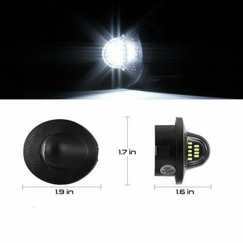 2X LED License Plate Light Rear Bumper Tag Assembly Lamp For Ford F150