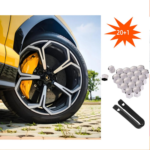 20pcs Automotive Wheel Nut Stud Cover Protective Cover Automotive Tire 17/19/21mm Automotive Wheel Nut Cover Accessories