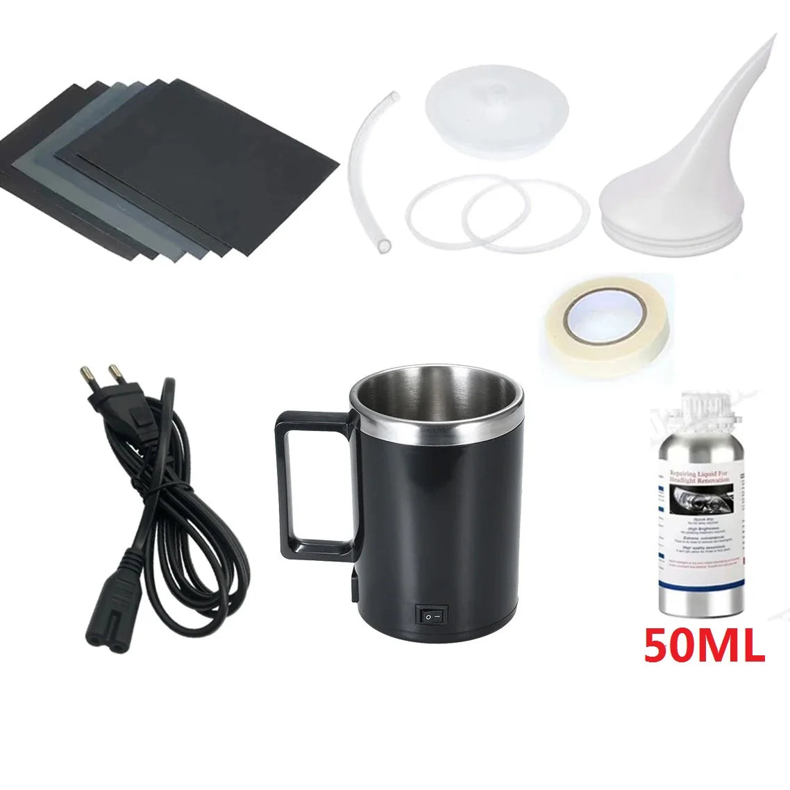 Car Headlight Polish Restoration Kit Automotive Headlight Care Tool Headlight Restoration Kit Car Headlight Restoration Liquid