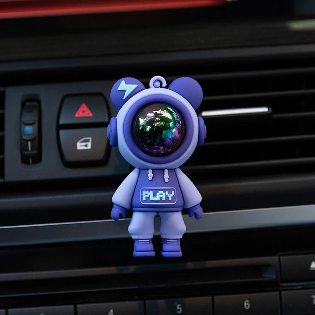 Car Air Outlet Perfume Clips Cartoon Astronaut Air-Conditioning Outlets Aromatherapy Clip Interior Accessories Air-Freshener