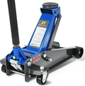 3 Ton Low Profile Hydraulic Racing Floor Jack with Dual Piston Quick Lift Pump Heavy Duty Steel Lifting Range for Car SUV Truck