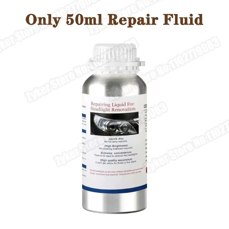 Car Headlight Polish Restoration Kit Automotive Headlight Care Tool Headlight Restoration Kit Car Headlight Restoration Liquid